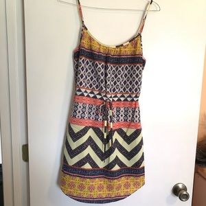 short Sanctuary dress with fun print